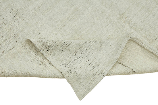 6x10 White Hemp Kilim Rug - 44847