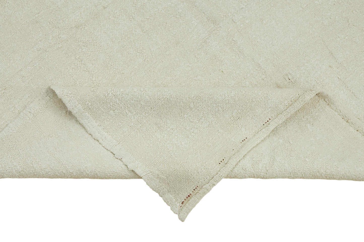 6x9 White Hemp Kilim Rug - 44848