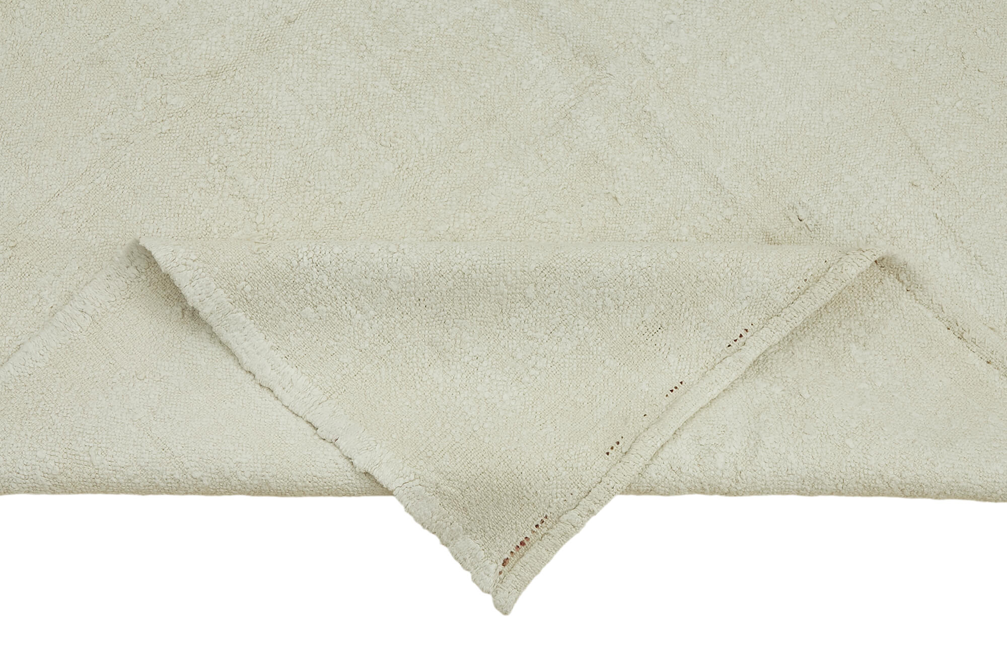 6x9 White Hemp Kilim Rug - 44848