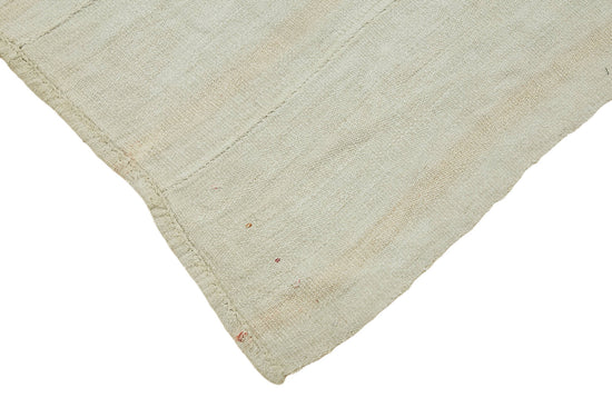 6x7 White Hemp Kilim Rug - 44850