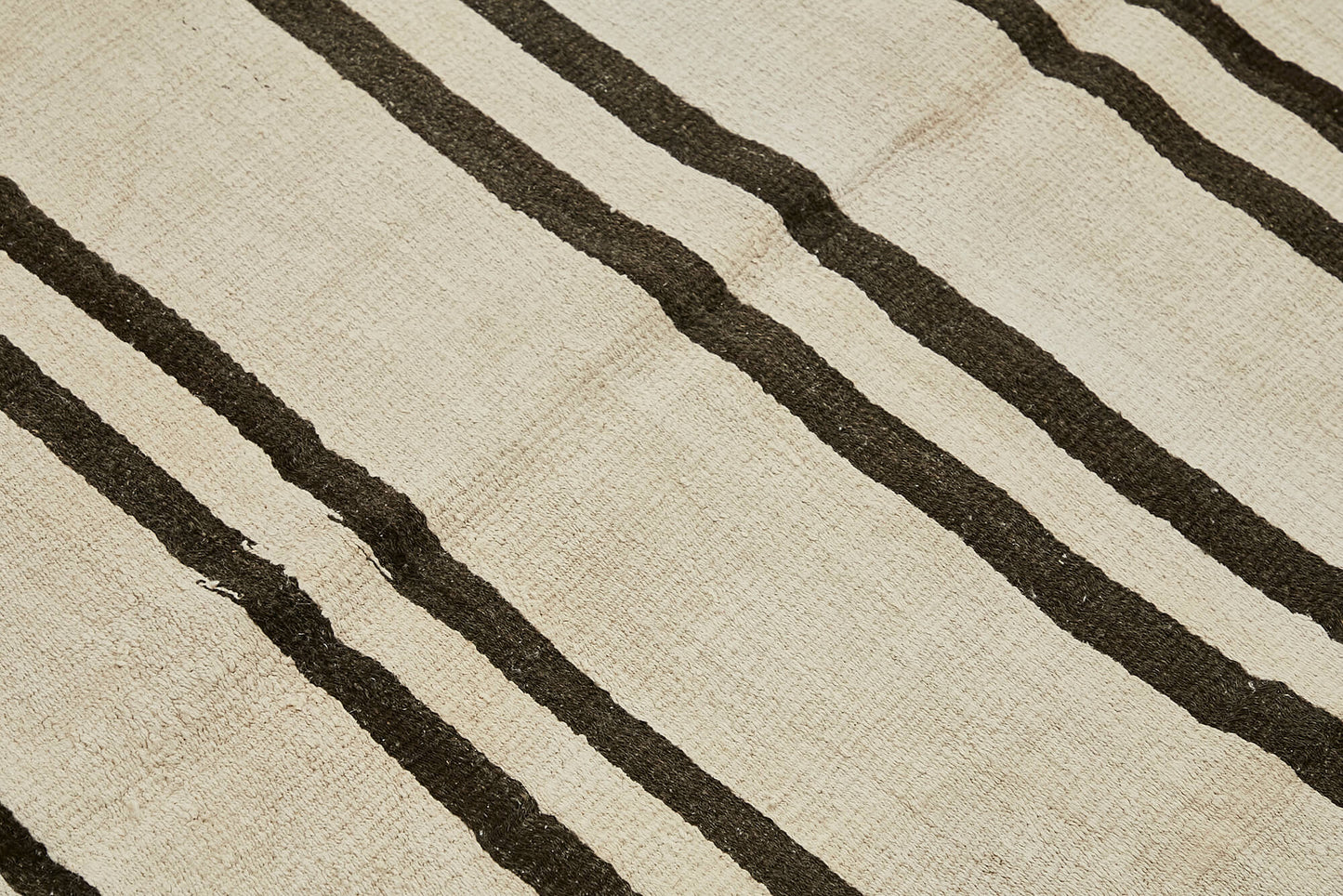 5x7 White Hemp Kilim Rug - 44861