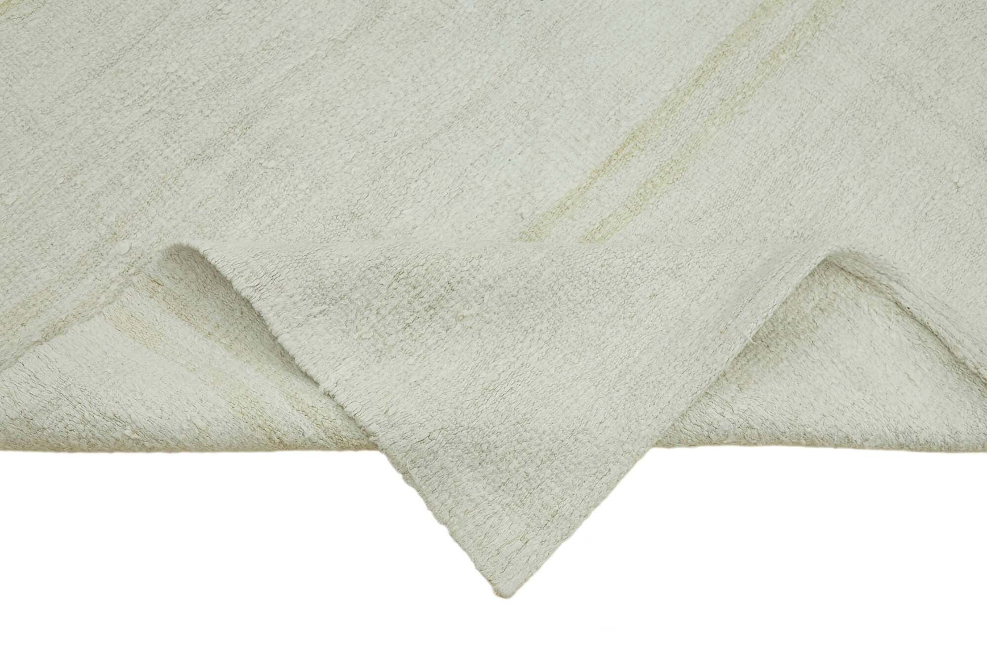 6x12 White Hemp Kilim Rug - 44868