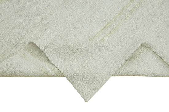 6x12 White Hemp Kilim Rug - 44868
