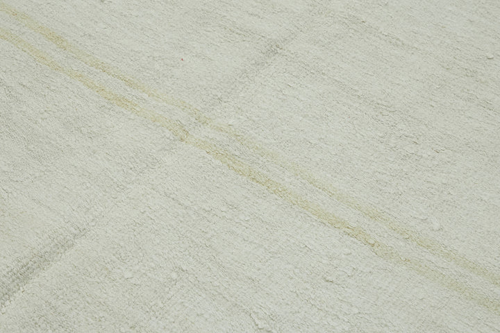 6x10 White Hemp Kilim Rug - 44869