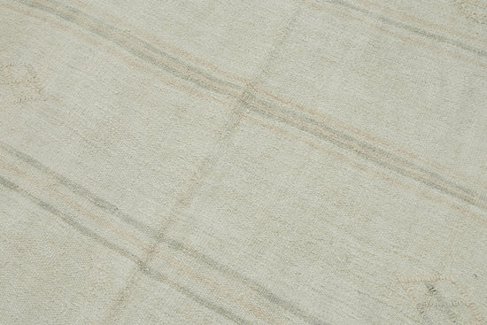 6x11 White Hemp Kilim Rug - 44871