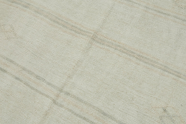6x11 White Hemp Kilim Rug - 44871