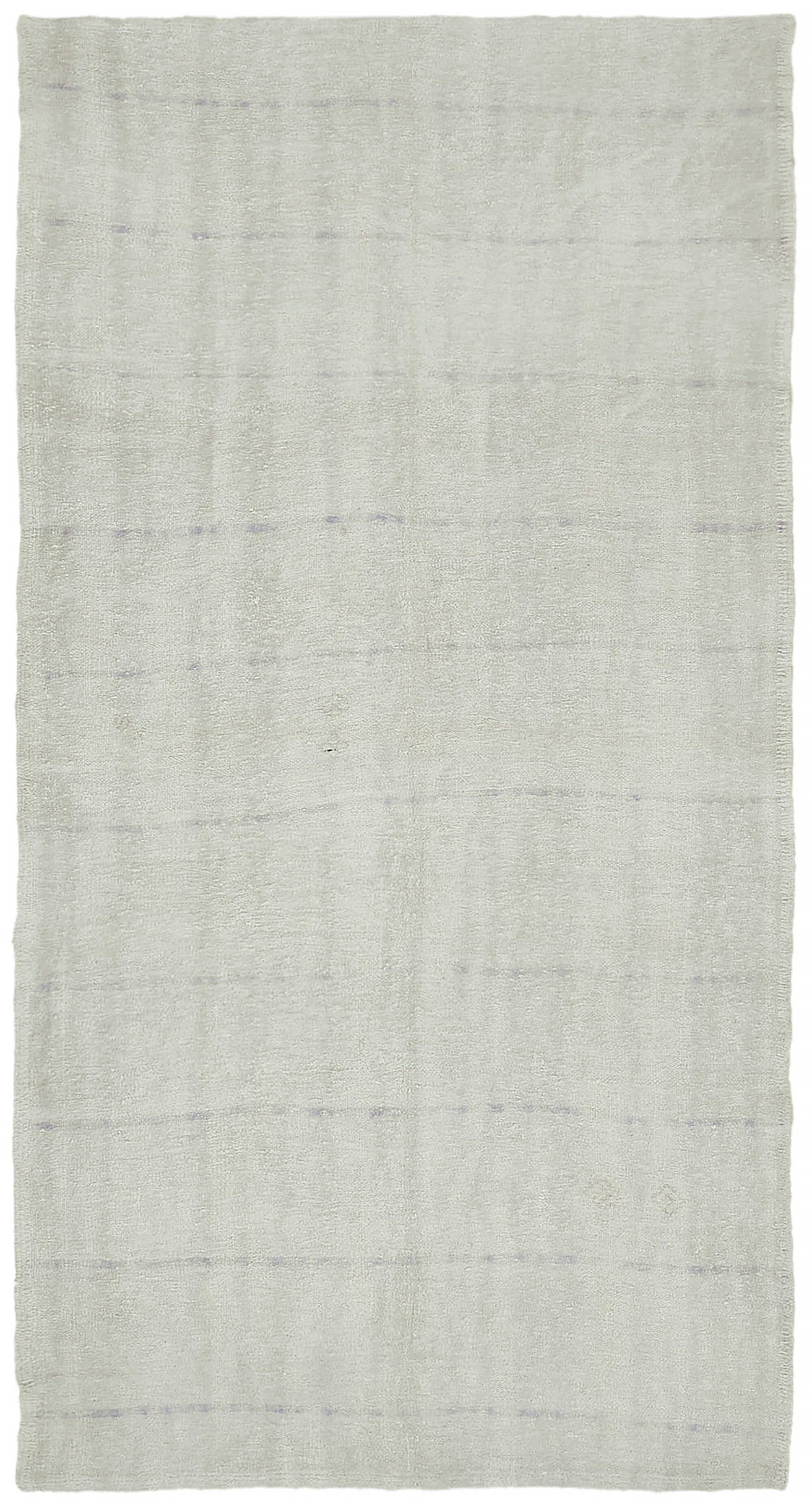 5x10 White Hemp Kilim Rug - 44873