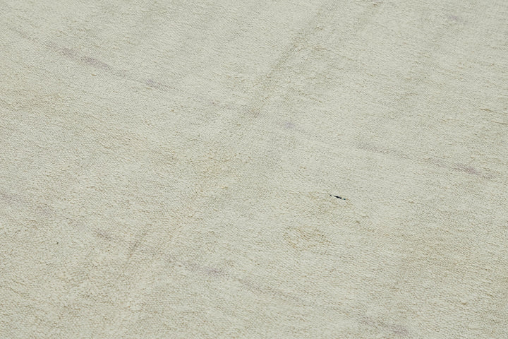 5x10 White Hemp Kilim Rug - 44873