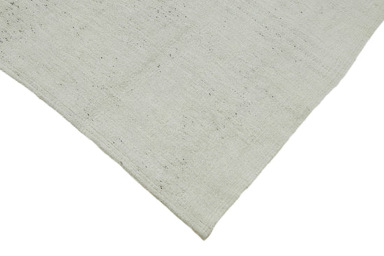 5x11 White Hemp Kilim Rug - 44877