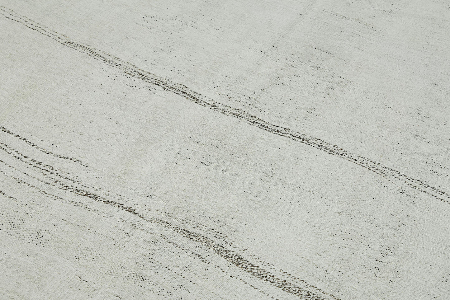 5x11 White Hemp Kilim Rug - 44877