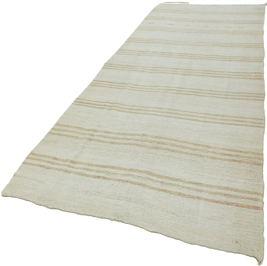 5x12 Beige Hemp Kilim Rug - 44881