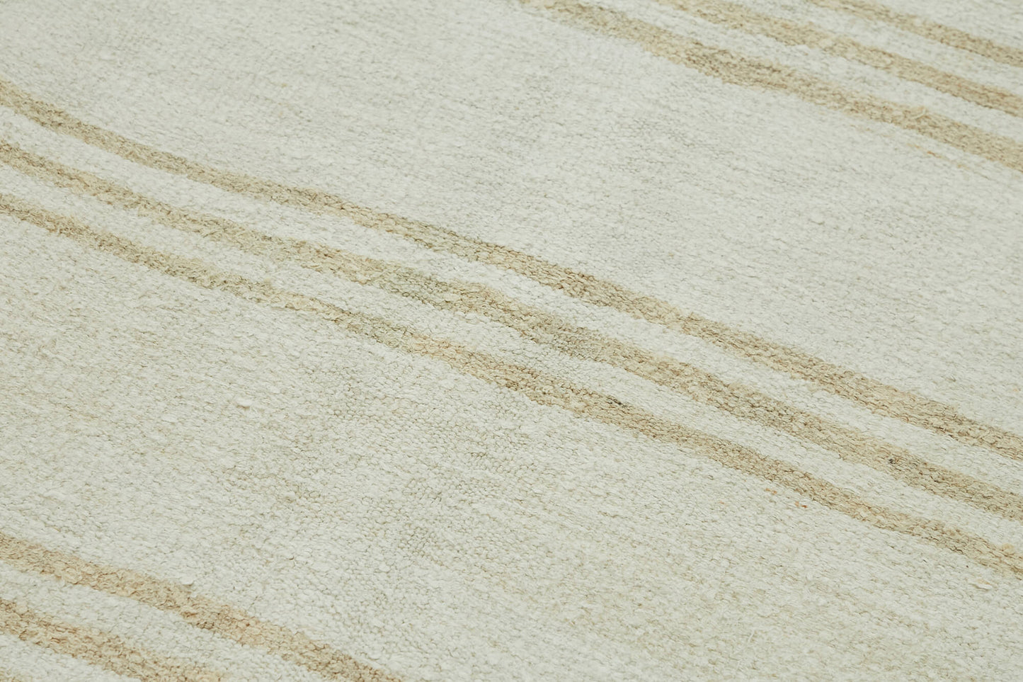 5x12 Beige Hemp Kilim Rug - 44881