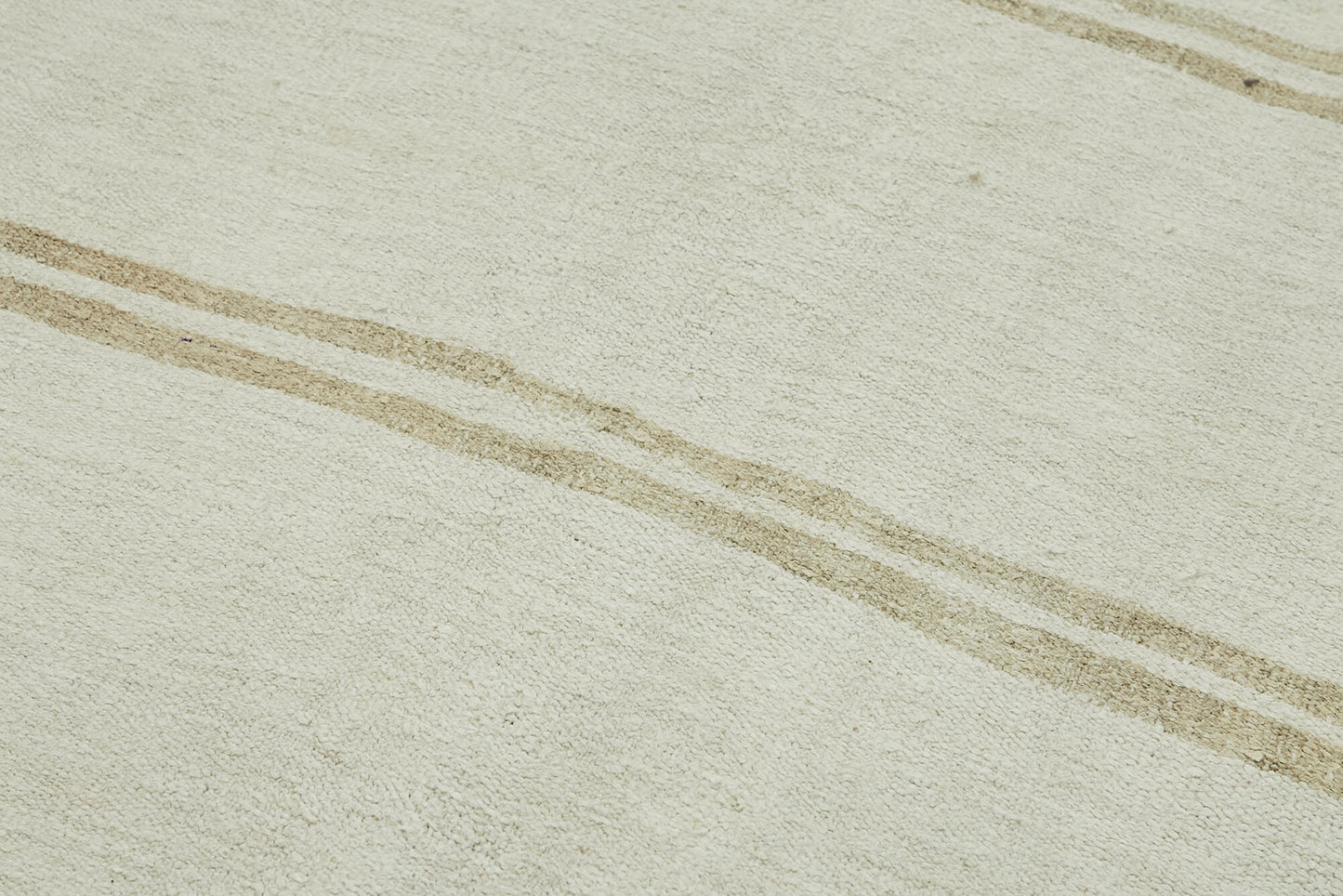 5x12 White Hemp Kilim Rug - 44885