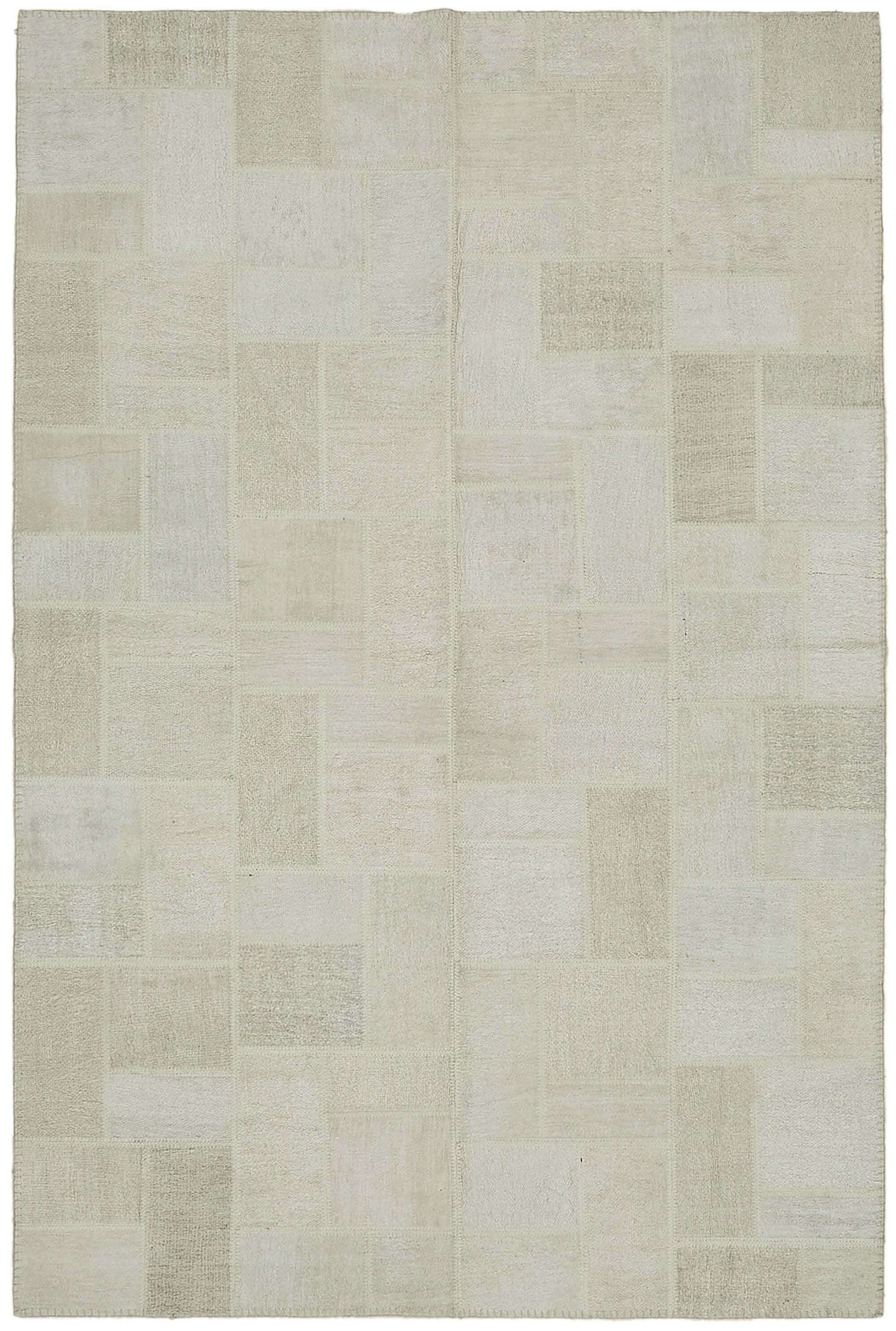 6x10 White Hemp Kilim Rug - 44886