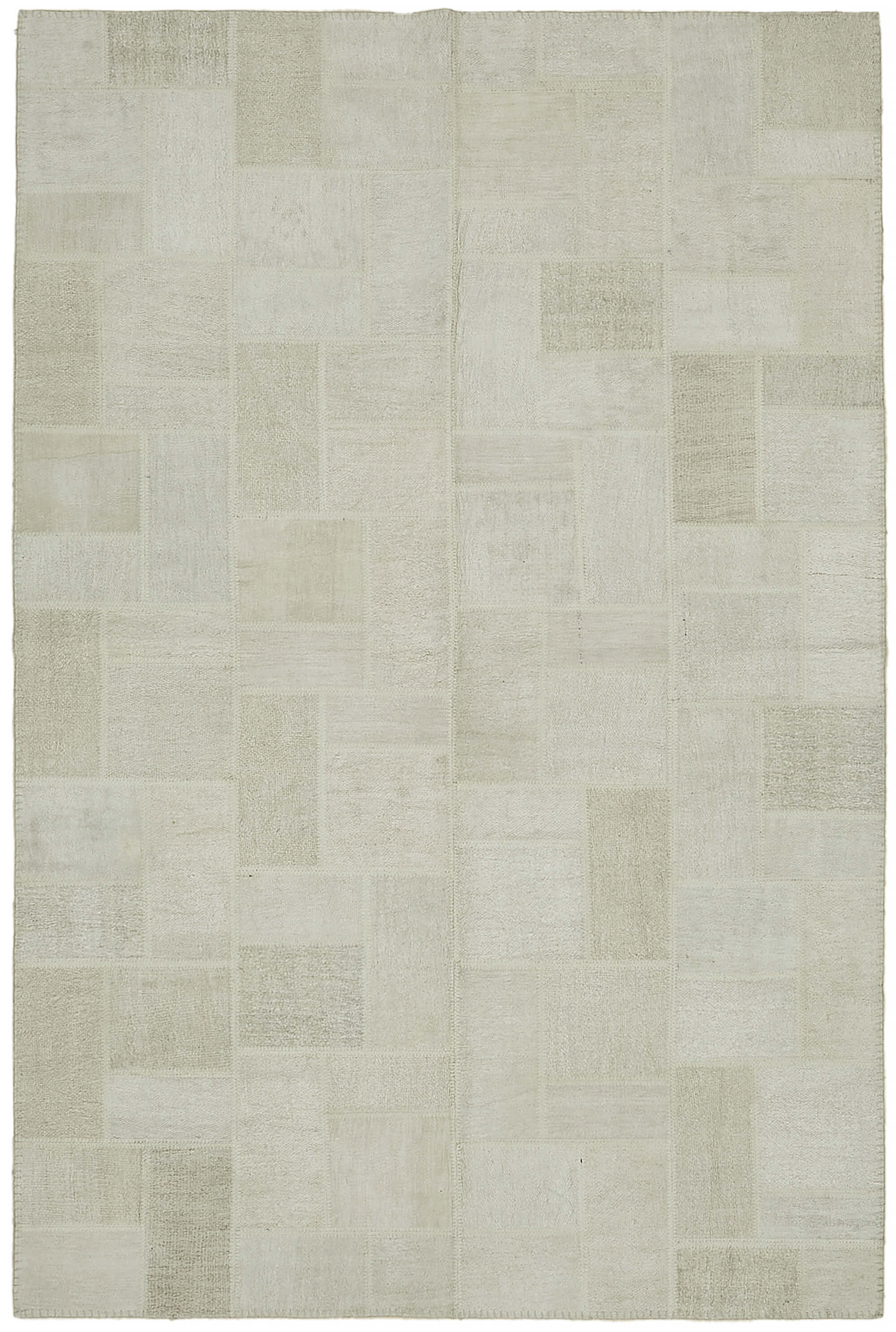 6x10 White Hemp Kilim Rug - 44886
