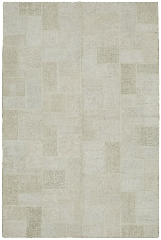 6x10 White Hemp Kilim Rug - 44886
