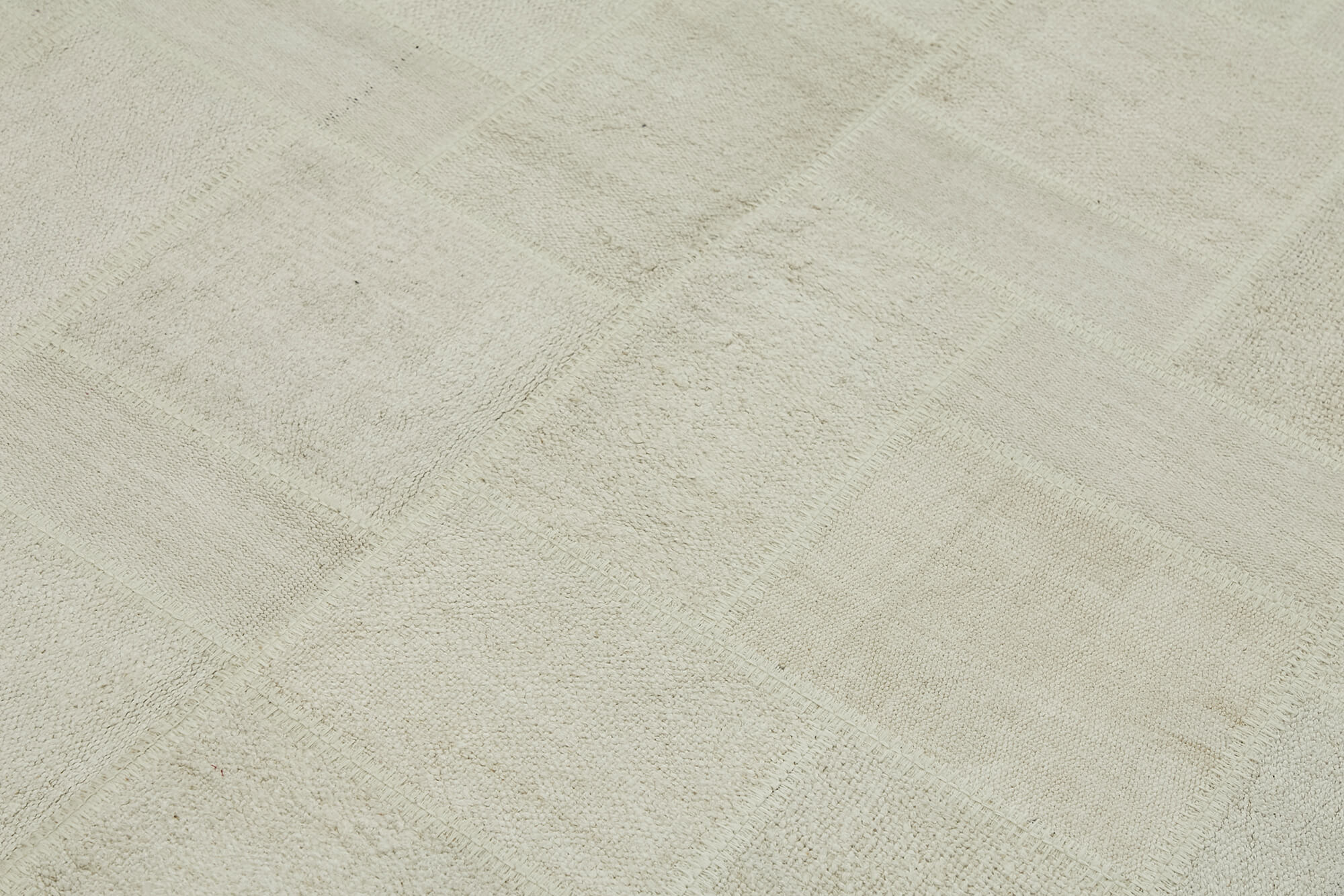 6x10 White Hemp Kilim Rug - 44886