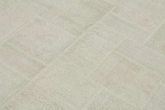 6x10 White Hemp Kilim Rug - 44886