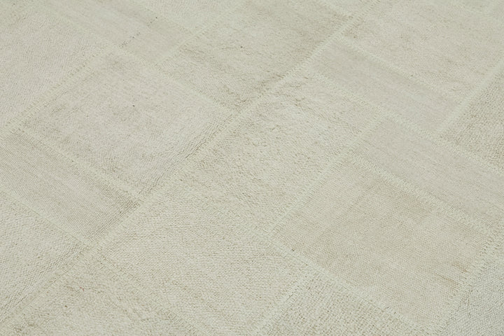 6x10 White Hemp Kilim Rug - 44886