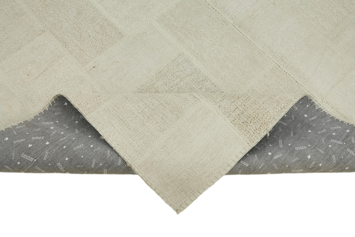 6x10 White Hemp Kilim Rug - 44886