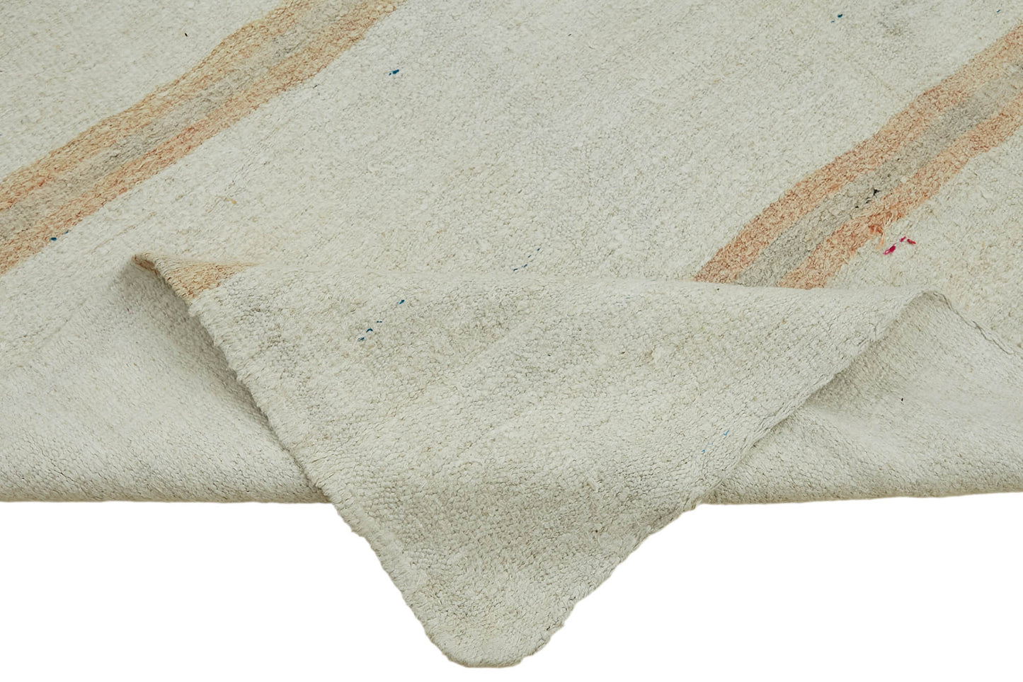 6x12 White Hemp Kilim Rug - 44888