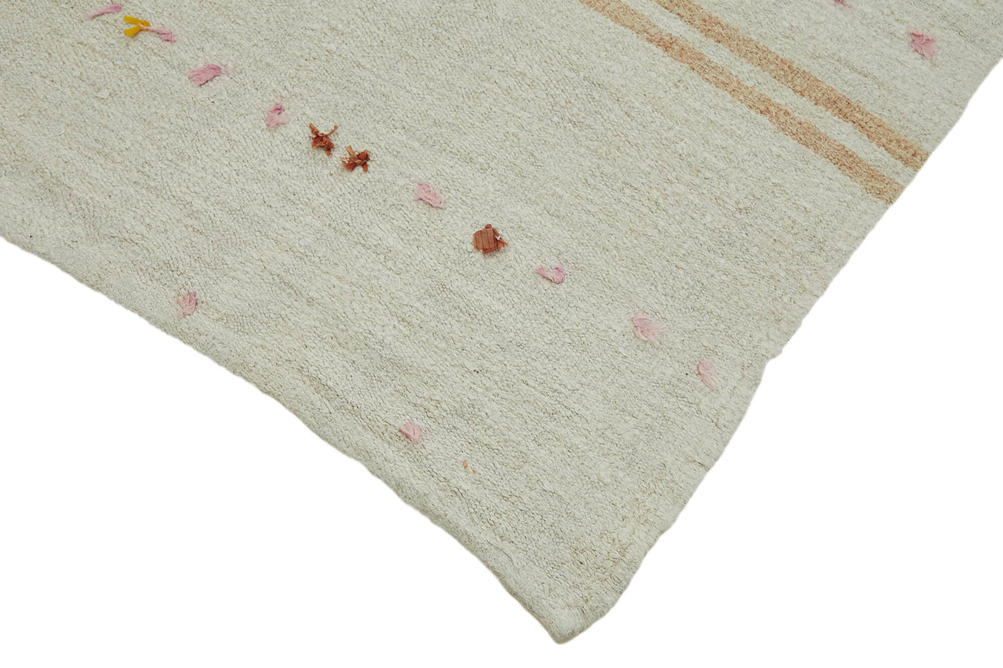 6x12 White Hemp Kilim Rug - 44889
