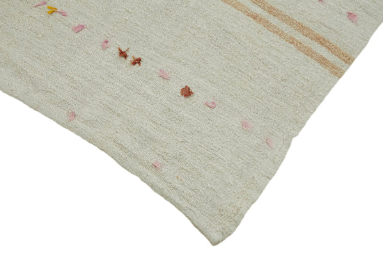 6x12 White Hemp Kilim Rug - 44889
