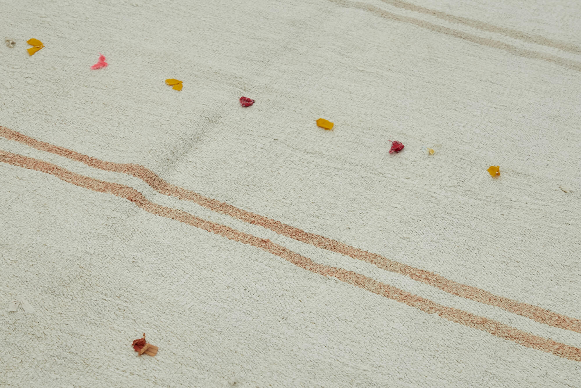 6x12 White Hemp Kilim Rug - 44889