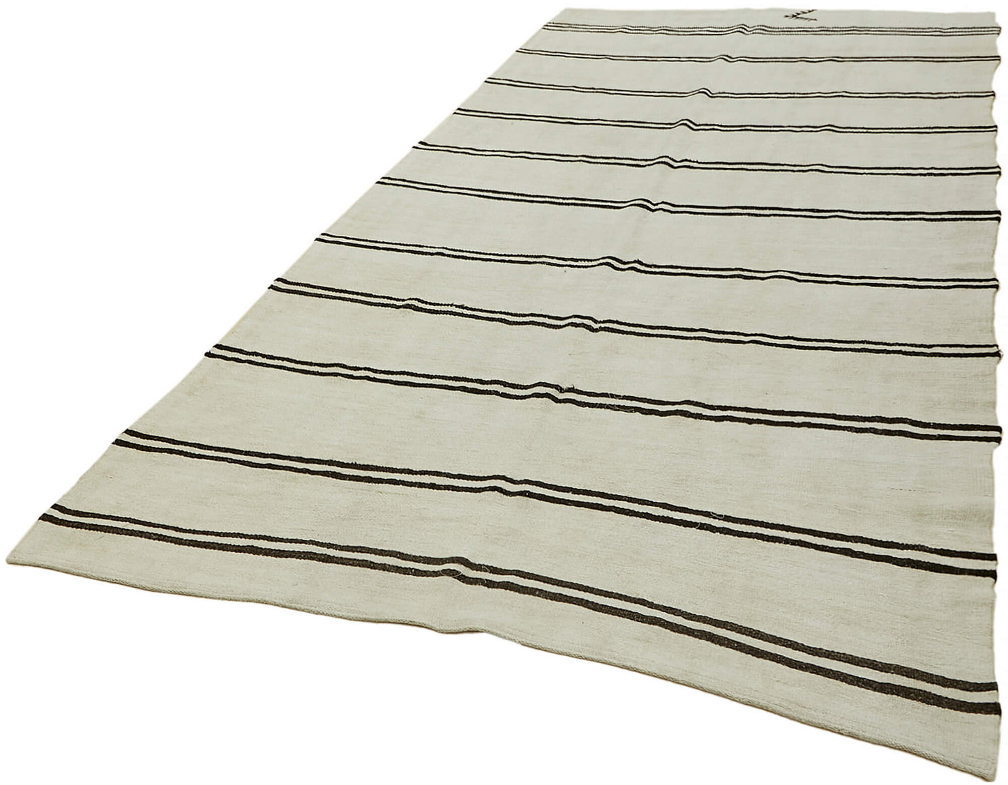 6x12 Beige Hemp Kilim Rug - 44895