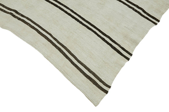 6x12 Beige Hemp Kilim Rug - 44895
