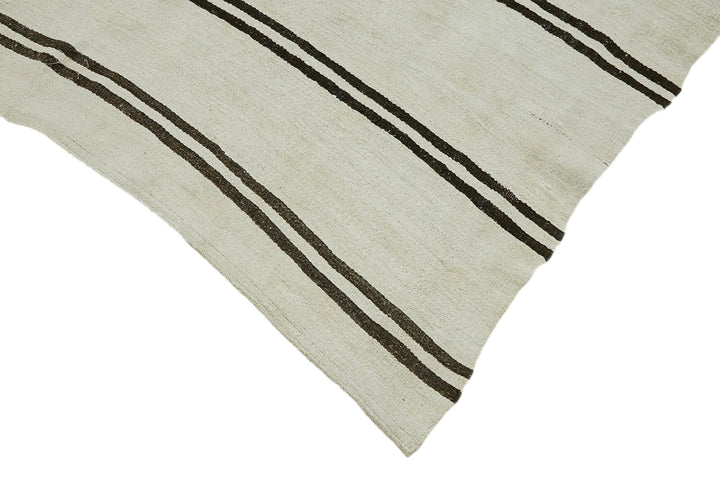 6x12 Beige Hemp Kilim Rug - 44895