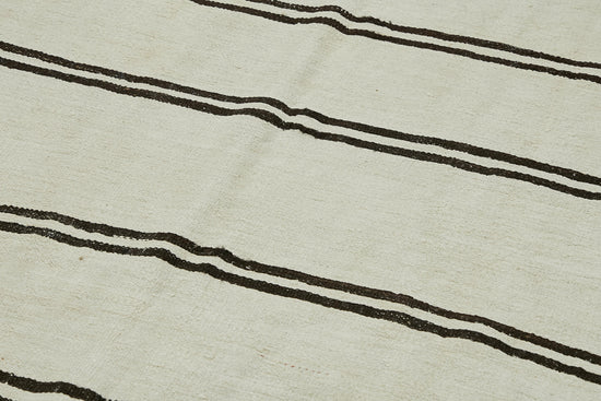 6x12 Beige Hemp Kilim Rug - 44895