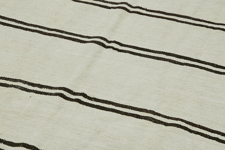 6x12 Beige Hemp Kilim Rug - 44895