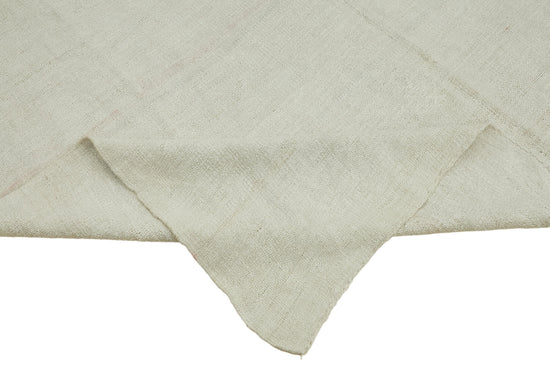 7x10 Beige Hemp Kilim Rug - 44896