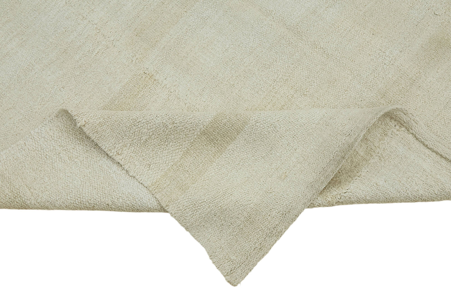 6x12 Beige Hemp Kilim Rug - 44897