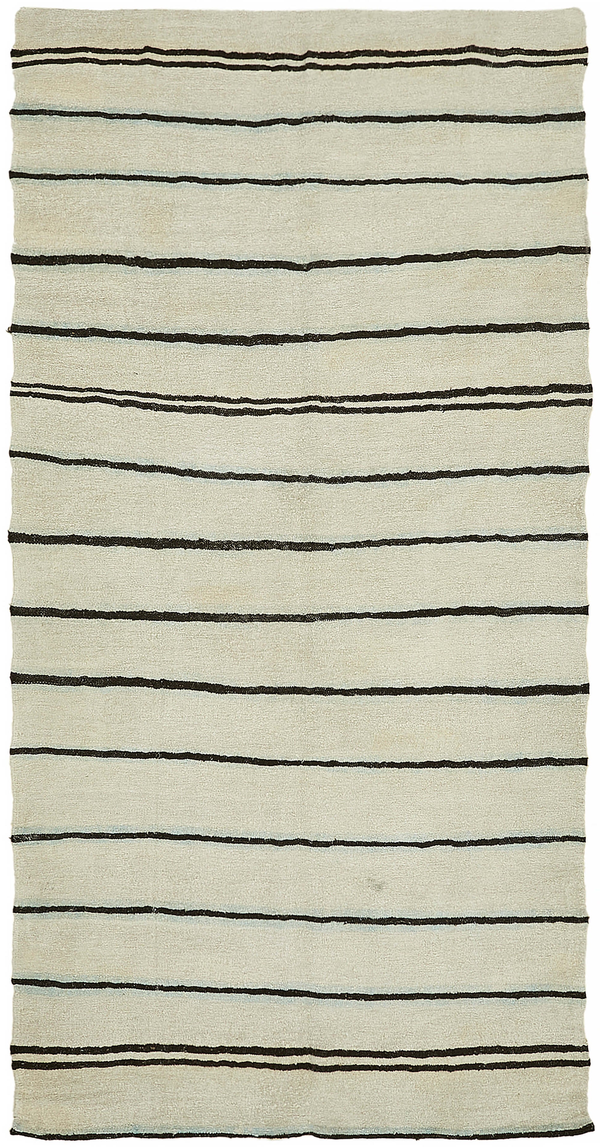 6x11 Beige Hemp Kilim Rug - 44899