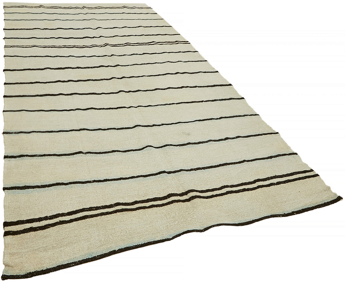 6x11 Beige Hemp Kilim Rug - 44899