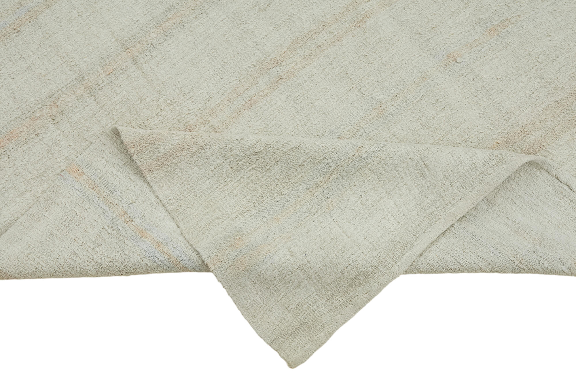 6x12 Beige Hemp Kilim Rug - 44900