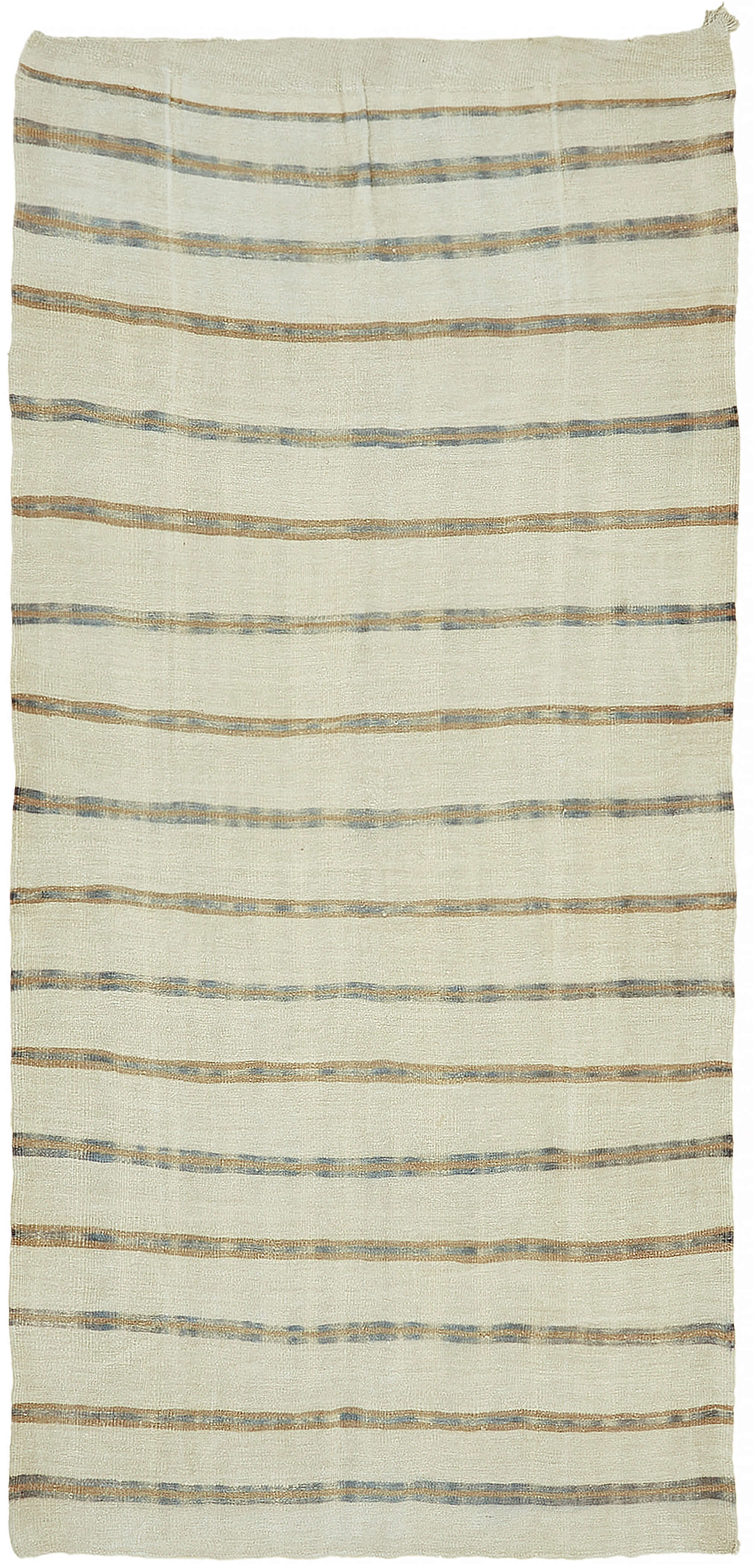 6x11 Beige Hemp Kilim Rug - 44901
