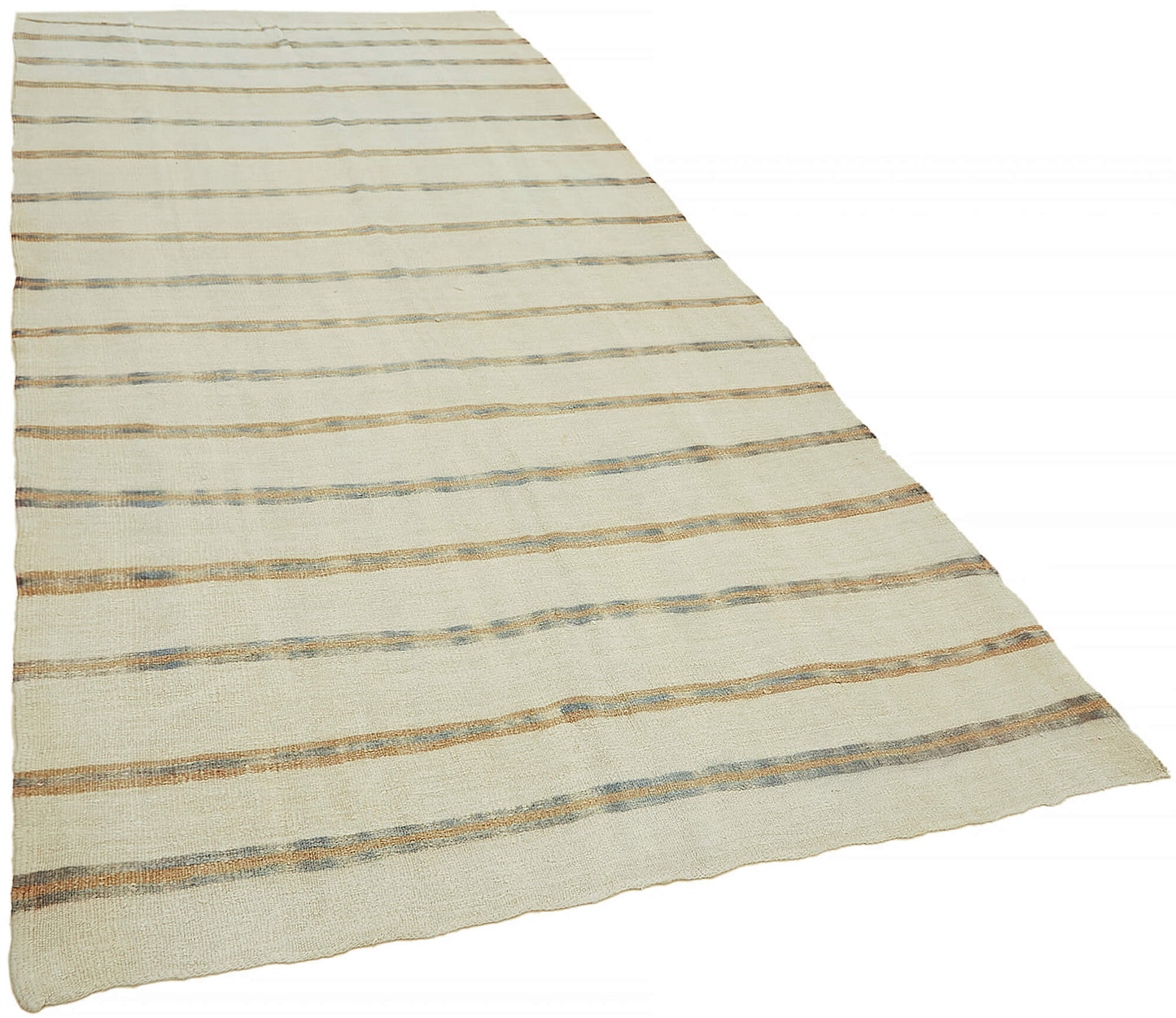 6x11 Beige Hemp Kilim Rug - 44901