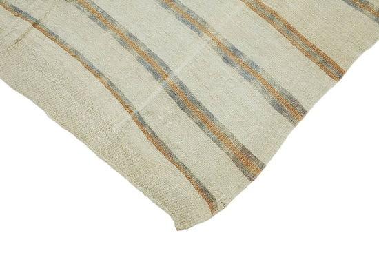 6x11 Beige Hemp Kilim Rug - 44901