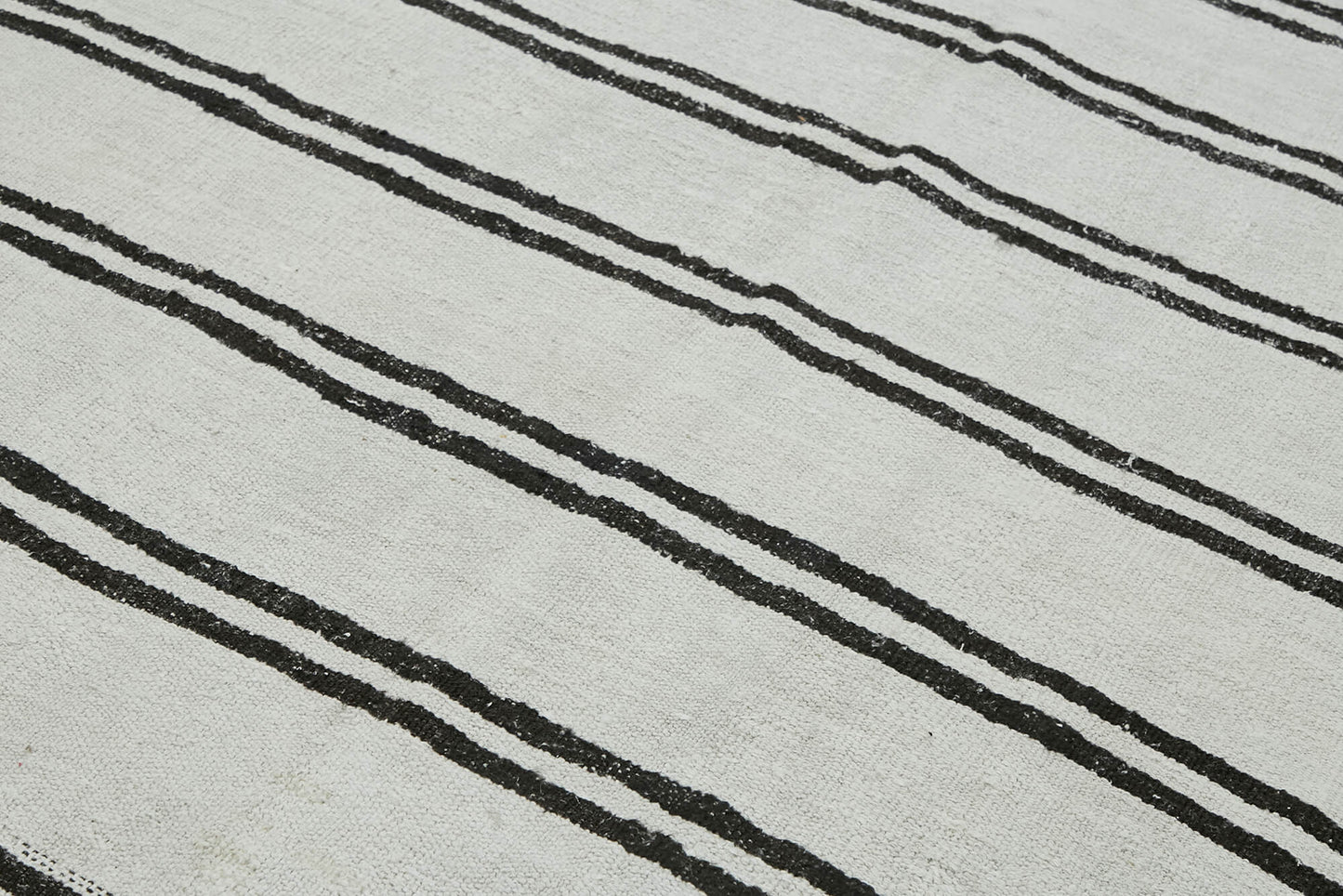 6x12 White Hemp Kilim Rug - 44902