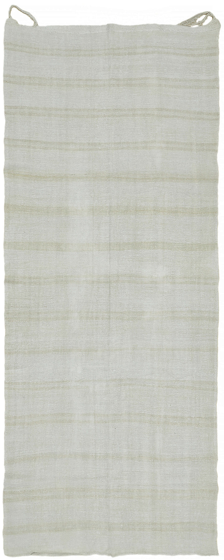 6x13 White Hemp Kilim Rug - 44903