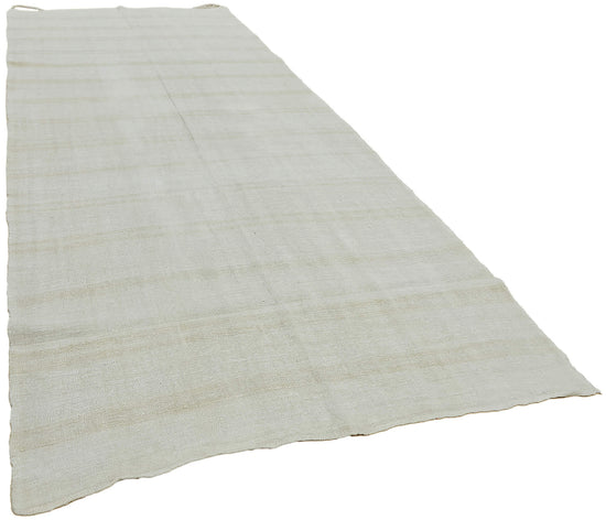6x13 White Hemp Kilim Rug - 44903