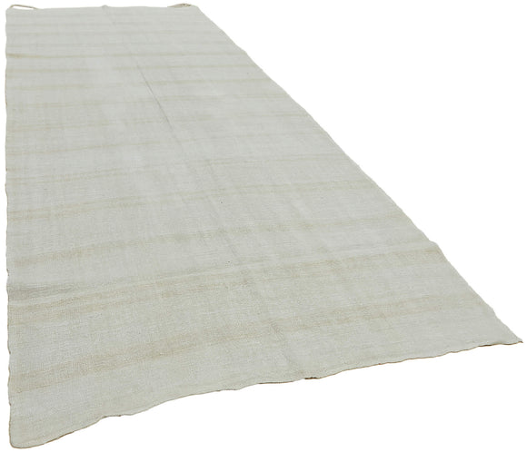 6x13 White Hemp Kilim Rug - 44903