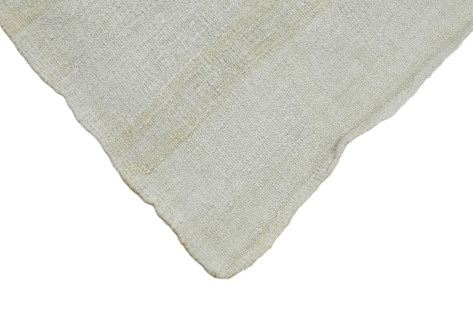 6x13 White Hemp Kilim Rug - 44903