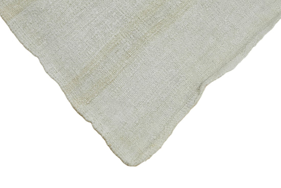 6x13 White Hemp Kilim Rug - 44903