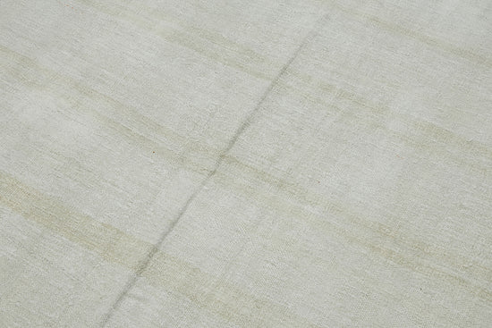 6x13 White Hemp Kilim Rug - 44903