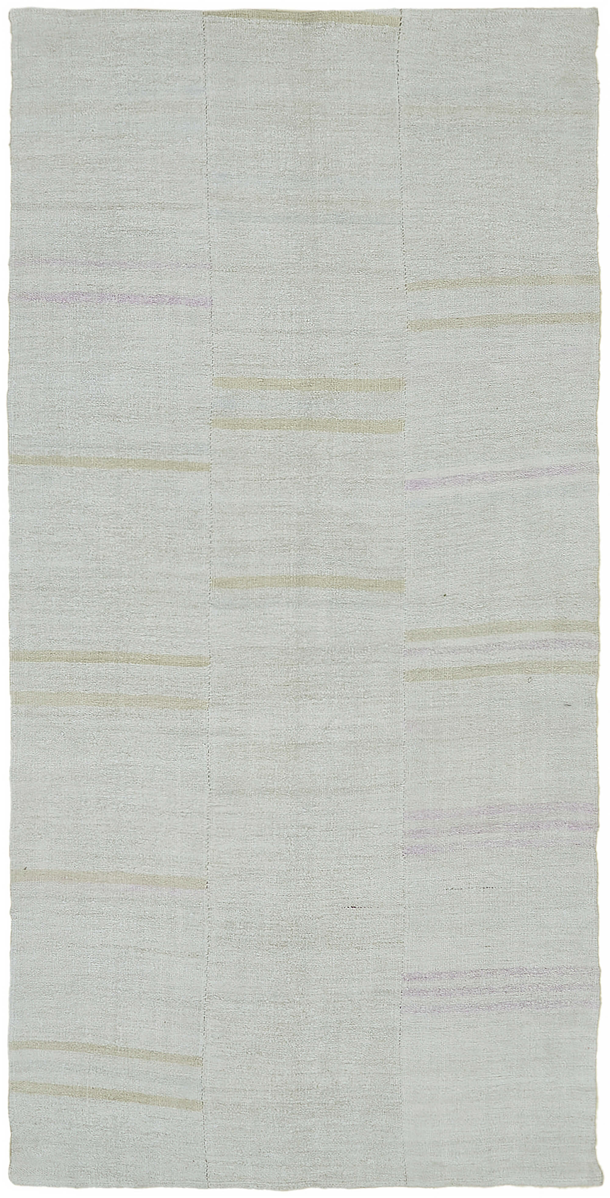 6x11 White Hemp Kilim Rug - 44904