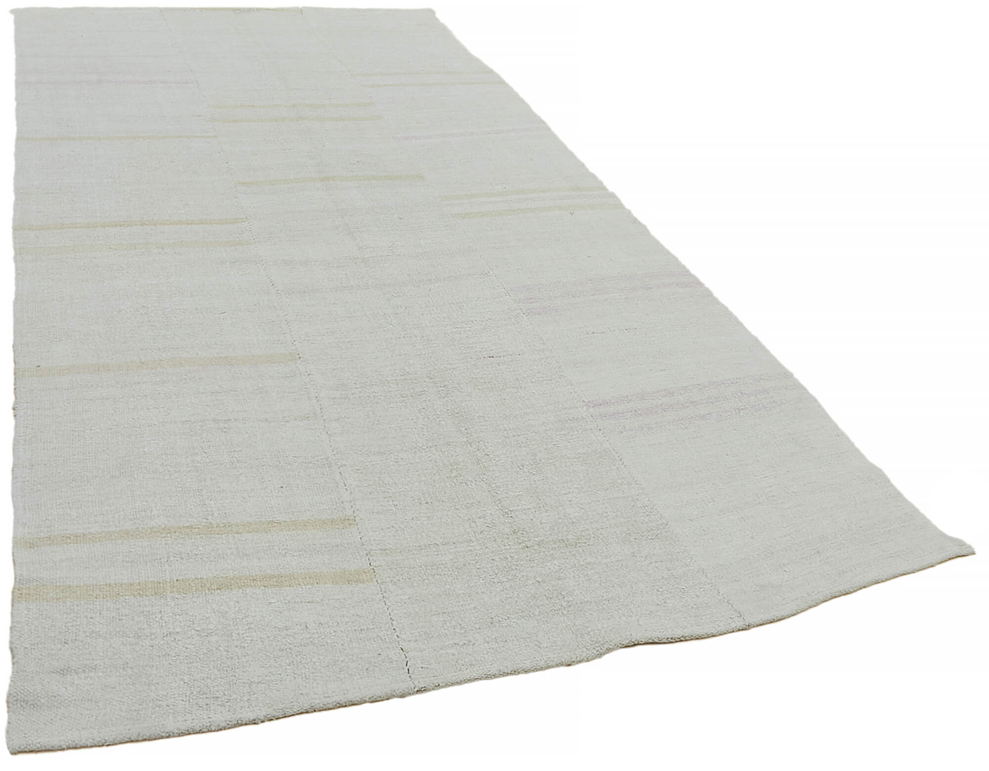 6x11 White Hemp Kilim Rug - 44904